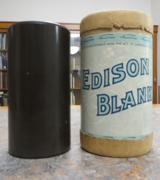Left to Right: Wax Cylinder and Canister, n.d.